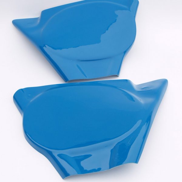 Bultaco Pursang BLUE Side Panels MK5,6,7,8