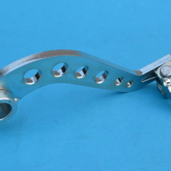 Late Sherpa RH Foot Brake Pedal Folding End (For Lowered Footrests)