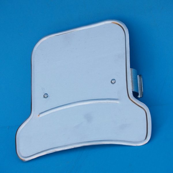 Early Model Sherpa Metal Number Plate with sprung fixing clip