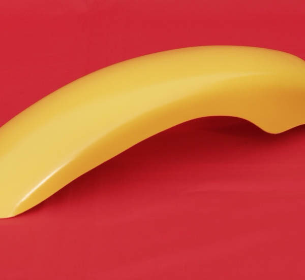 Rear Mudguard (Black Engine) Suzuki RL Yellow
