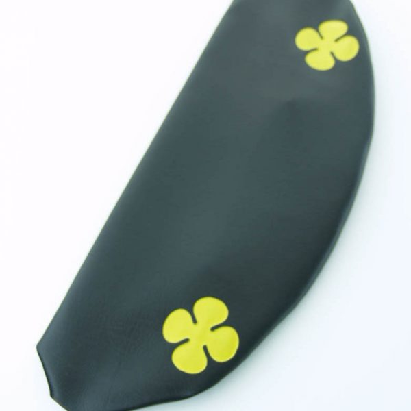 Ossa TR80 Gripper Seat Cover Yellow Logo