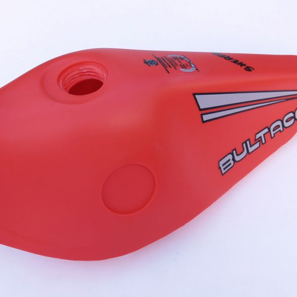 Sherpa Red Plastic Fuel Tank with Decals (Read Description)