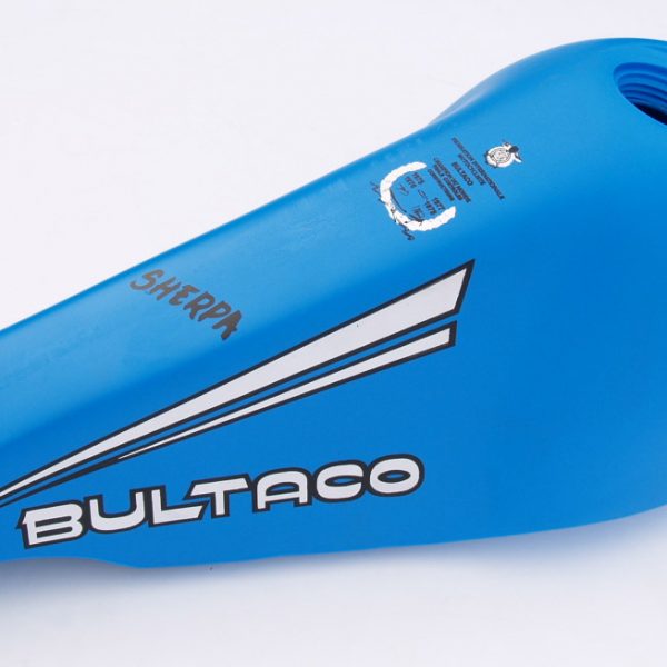 Sherpa Blue Plastic Fuel Tank with Decals (Read Description)