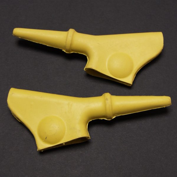 Lever Covers Genuine Amal Style (Pair) Yellow