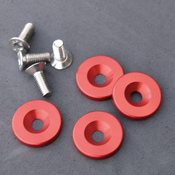 Rear Shock Fixing Kit Red