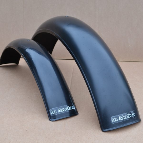 PAIR Universal Long Stilmotor Mudguards Black