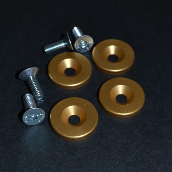 Rear Shock Fixing Kit Gold