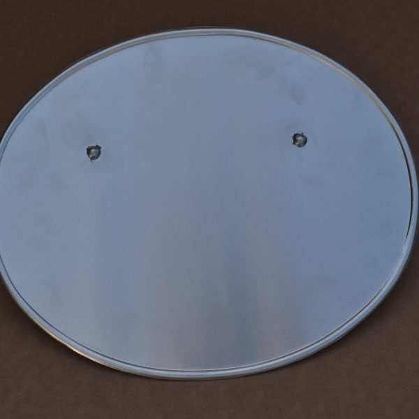 Early Model Pursang Metal Number Plate with sprung fixing clip