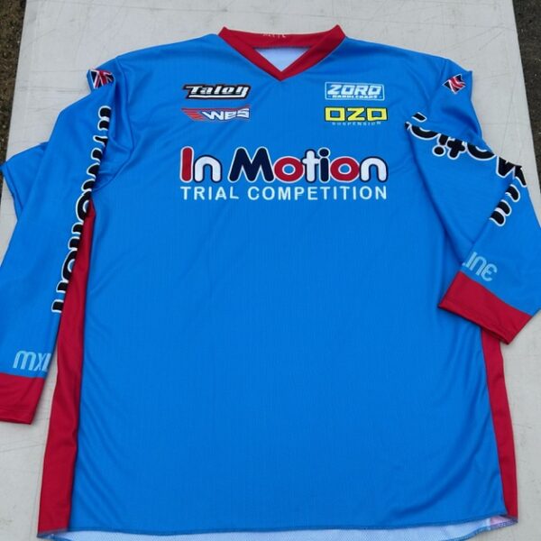 .In Motion Trials Shirt Light Blue/Red