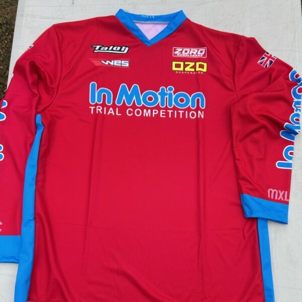 .In Motion Trials Shirt Red/Light Blue