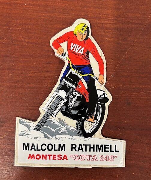 Montesa Malcolm Rathmell Sticker